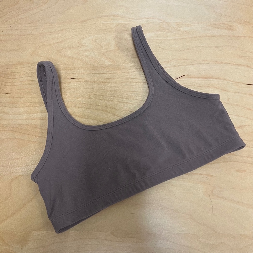TNaction brown sports bra yoga pilates size m